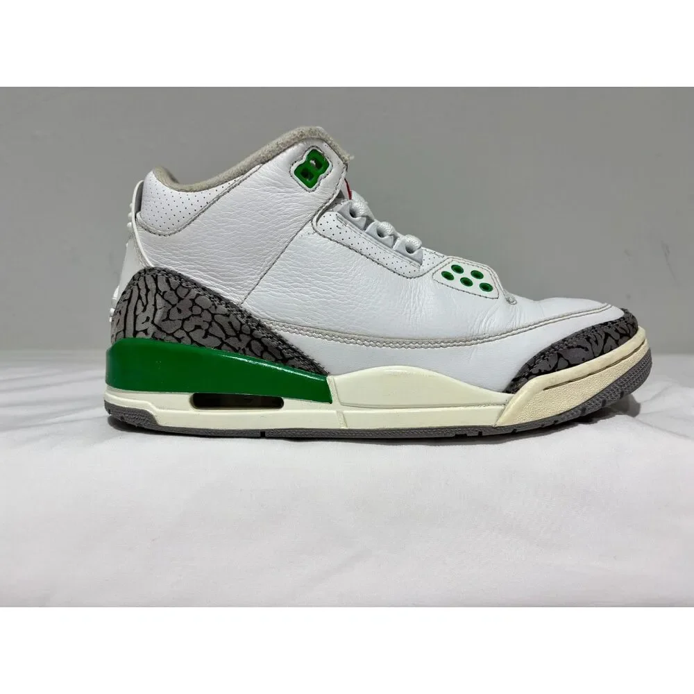 Air Jordan 3 Pine Green Sneakers  Size 8